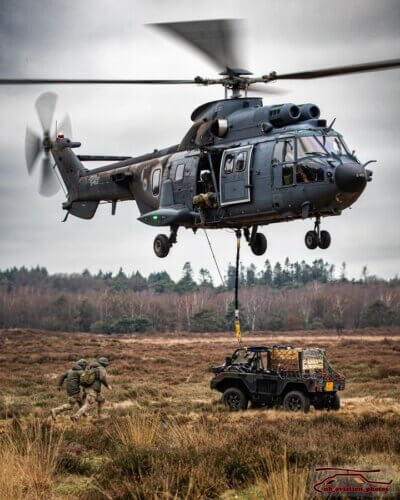 An RNLAF Airbus Helicopters AS532 Cougar. From Instagram user @nb_aviation_photos