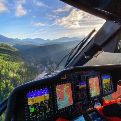The upgraded cockpit of a U.S. Coast Guard Airbus MH-65E. Photo submitted by Instagram user @flylander88 using #verticalmag