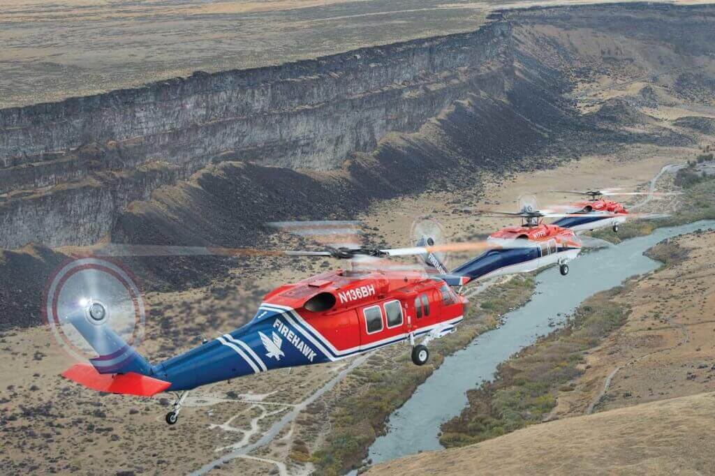 Presently, Firehawk provides four Black Hawks on exclusive use fire contracts and has two available as back-up aircraft.