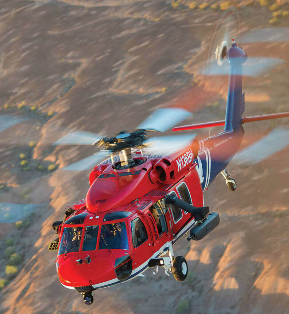 Supporting research and development projects for defense contractors has long been an important mission for the company. This recent project involved more than a dozen contractors to prove the concept of quickly configuring a utility Black Hawk into an armed attack aircraft.