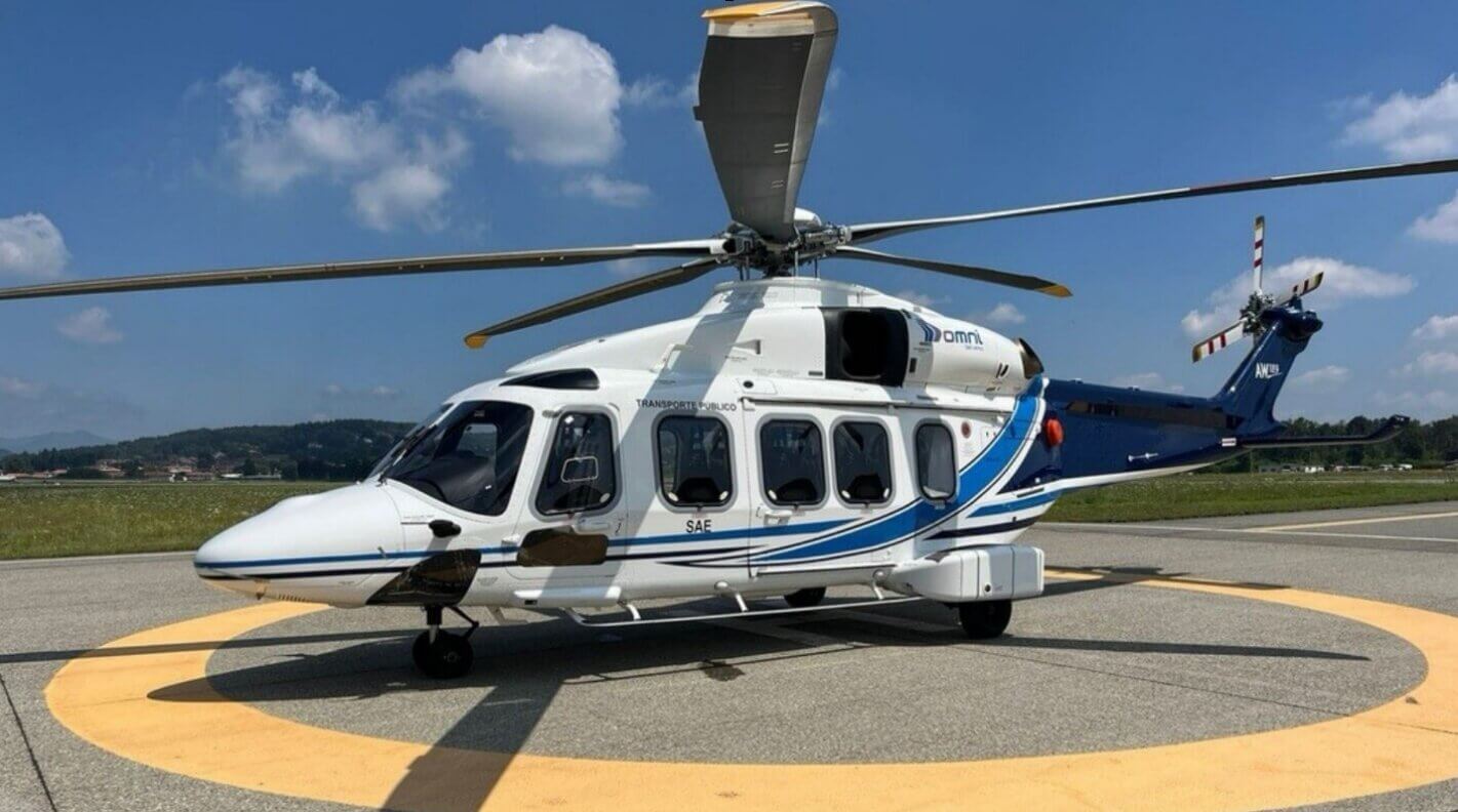 GDHF and Omni announce delivery of an AW189K super medium helicopter
